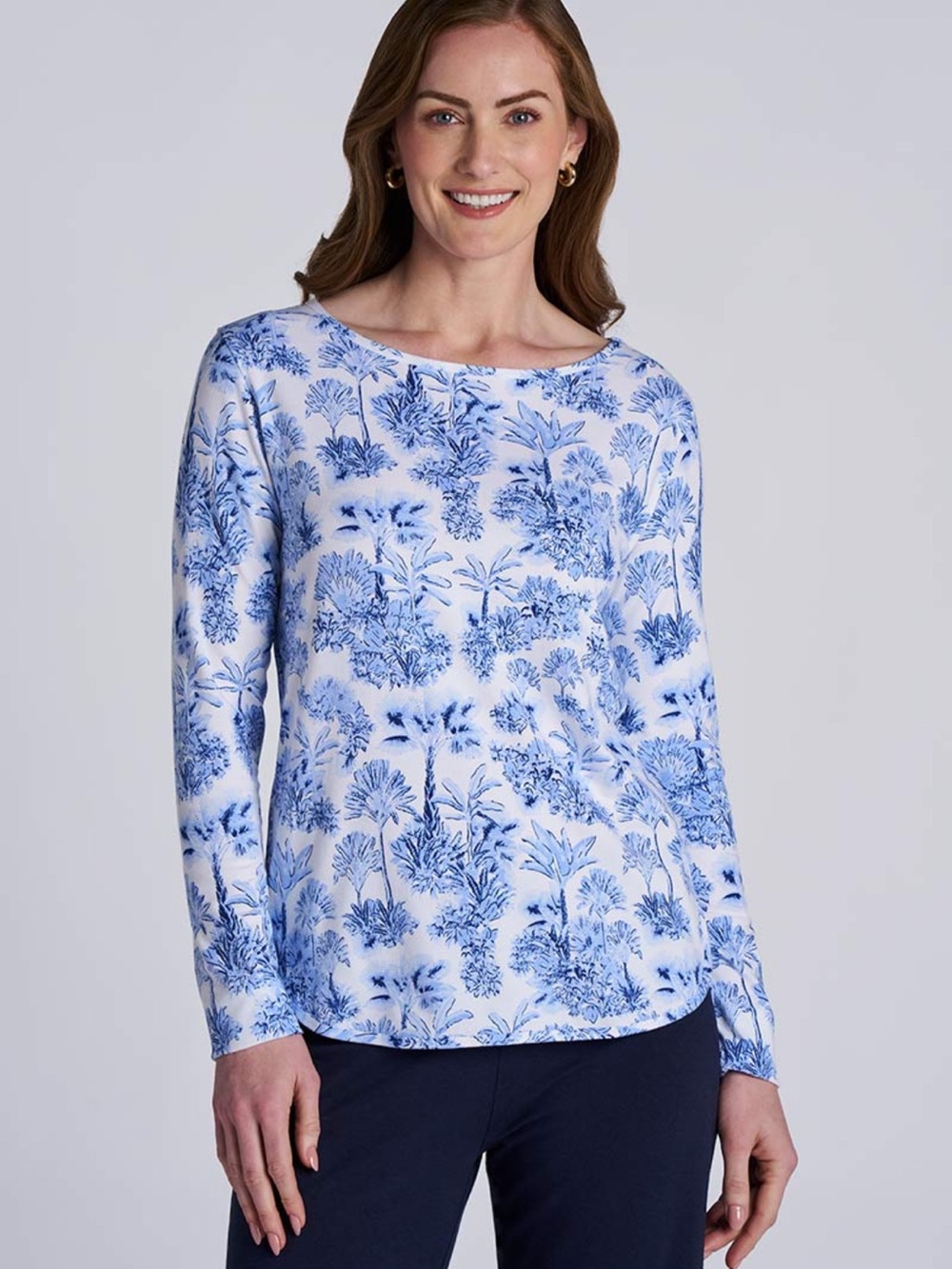 Coolibar S Periwinkle Isla Bonita top Sun Shirt long sleeves NWTS new